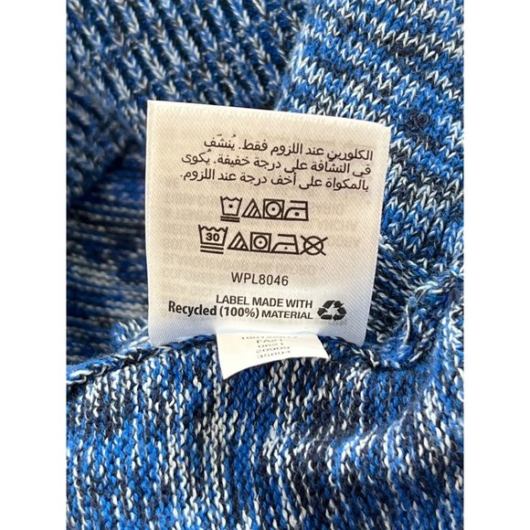 Karen Scott Crewneck Pullover Sweater Women XXL Blue Space Dyed Relaxed Winter - Picture 9 of 10